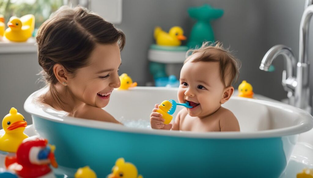 Baby with Toothbrush